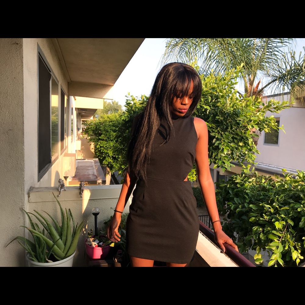 Black Mini Nightclub Party Dress